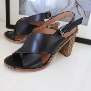 Madewell Ruthie Criss Cross leather Sandal